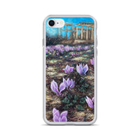 Phone Case: Cyclamen Flowers at Afaia Temple iPhone