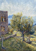 Canvas Print: Lemon Tree at Home, Aegina