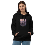 Hoodie: Morning Snow on the Acropolis Premium Eco Dark