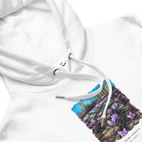 Hoodie: Cyclamen Flowers at Afaia Temple Premium Eco