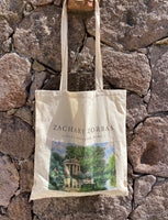 Tote Bag: Temple of Aesculapius in Villa Borghese Rome