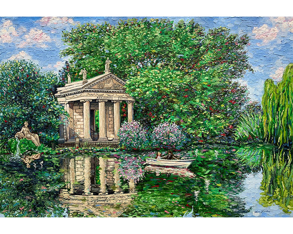 Art Print: Temple of Aesculapius in Villa Borghese, Rome