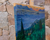 Original Painting: Sunrise Overlooking Aegina Town
