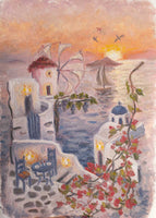 Original Painting: Cycladic Memories