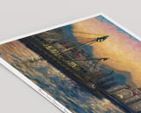 Limited Edition: Athenian Trireme Olympias in Aegina Port Print