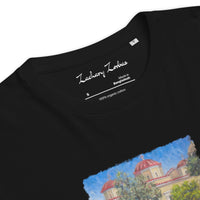 T-Shirt: Cathedral of Aegina Unisex Organic Cotton Dark