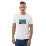 T-Shirt: Olive Trees in Corfu Unisex Organic Cotton
