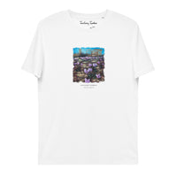 T-Shirt: Cyclamen Flowers at Afaia Temple Unisex Organic Cotton