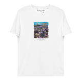 T-Shirt: Cyclamen Flowers at Afaia Temple Unisex Organic Cotton