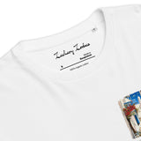 T-Shirt: Mykonos Town Unisex Organic Cotton Left