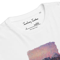 T-Shirt: Morning Snow on the Acropolis Unisex Organic Cotton